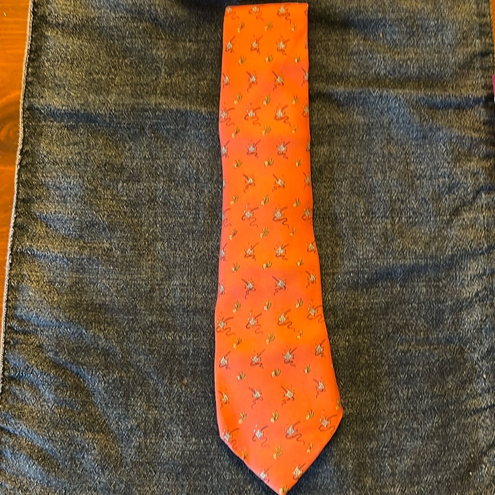 J.McLaughlin Fish Tie - Salmon color